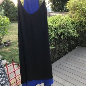 Reversable Blue/Black Shift Dress
